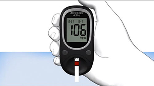 máy đo đường huyết Accu-chek active