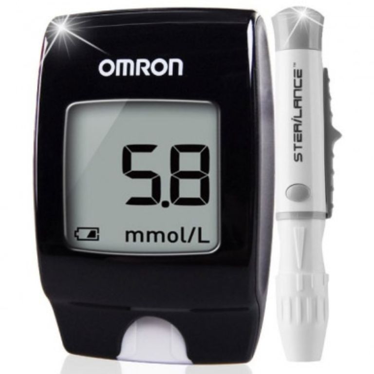 máy đo đương huyết omron hgm-112