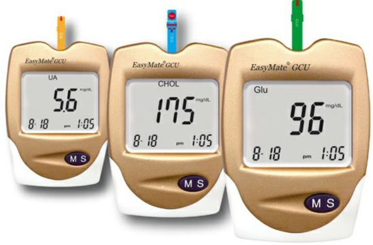 Máy đo đường huyết 3 trong 1 EasyMate GCU