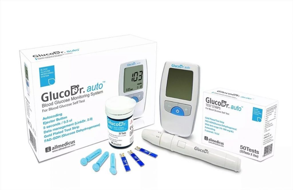  máy đo đường huyết Gluco Dr Auto