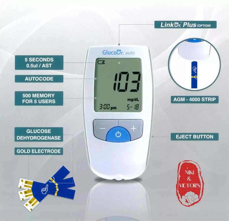 Công dụng của máy đo đường huyết Gluco Dr Auto