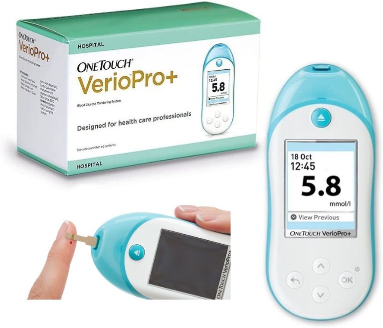 phụ kiện của máy đo đường huyết Onetouch Verio