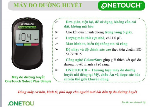 máy đo đường huyết One Touch Select Plus Simple