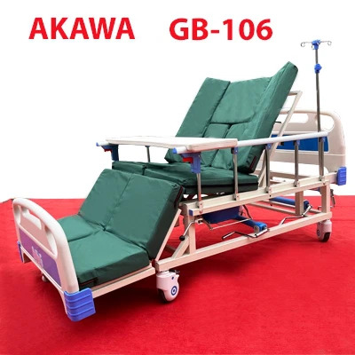 Giường bệnh nhân đa năng 3 tay quay AKAWA GB-106