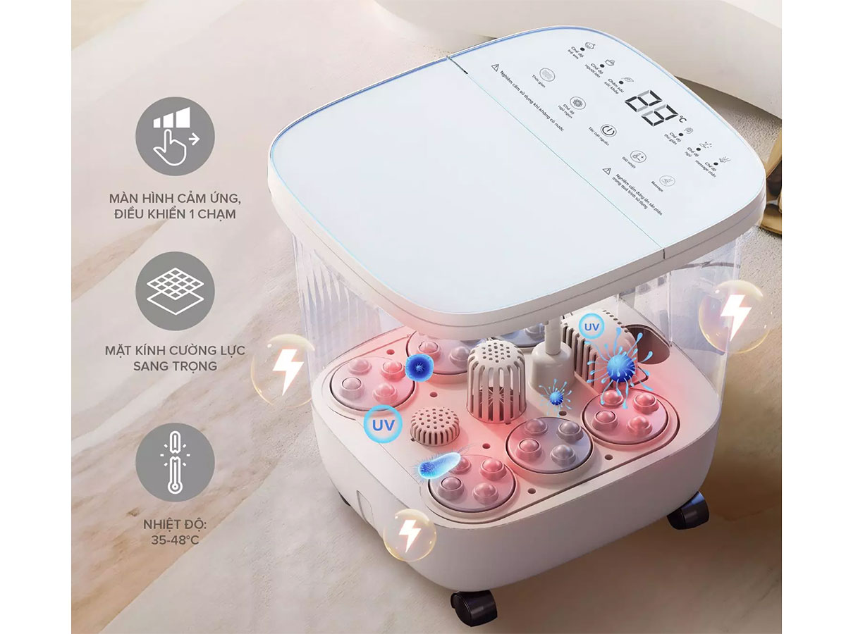 Bồn ngâm chân Maxcare max648 smart