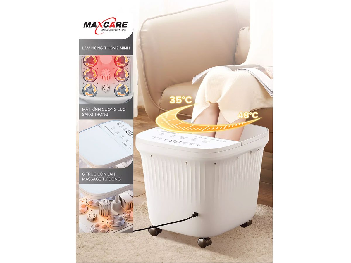 Nhiệt độ tùy chỉnh từ 35-48 độ